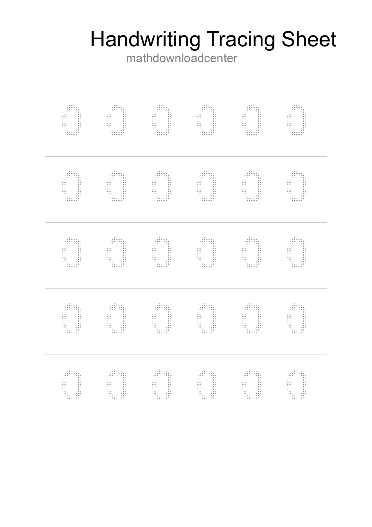 Printable Tracing Worksheet For Kids - Part 219